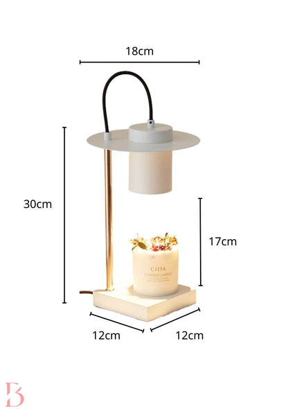 現代時尚蠟燭融燈/檯燈 尺寸圖