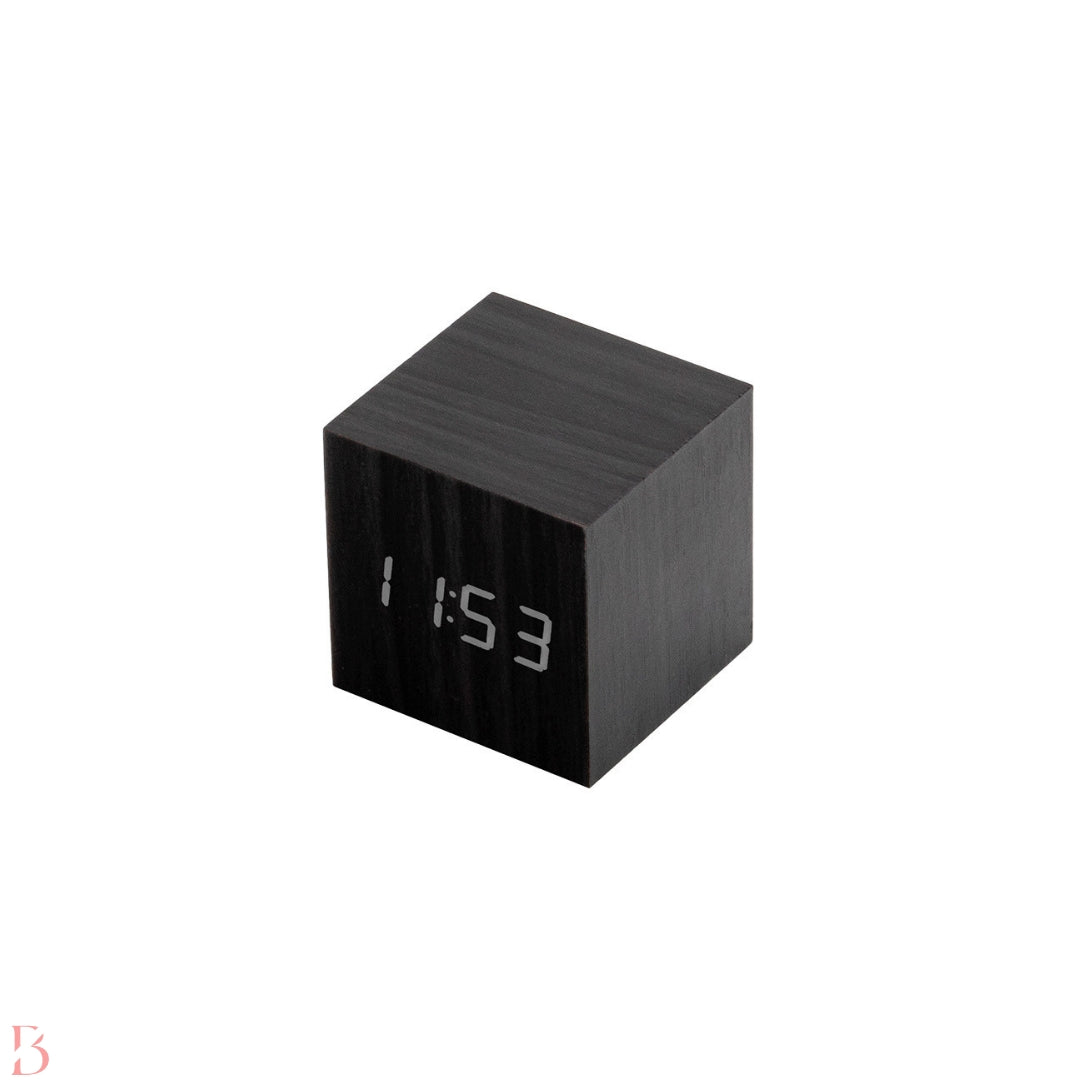 智能led木紋電子鬧鐘 (B-021)