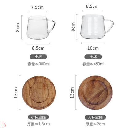 透明水杯/咖啡杯 (B-002)